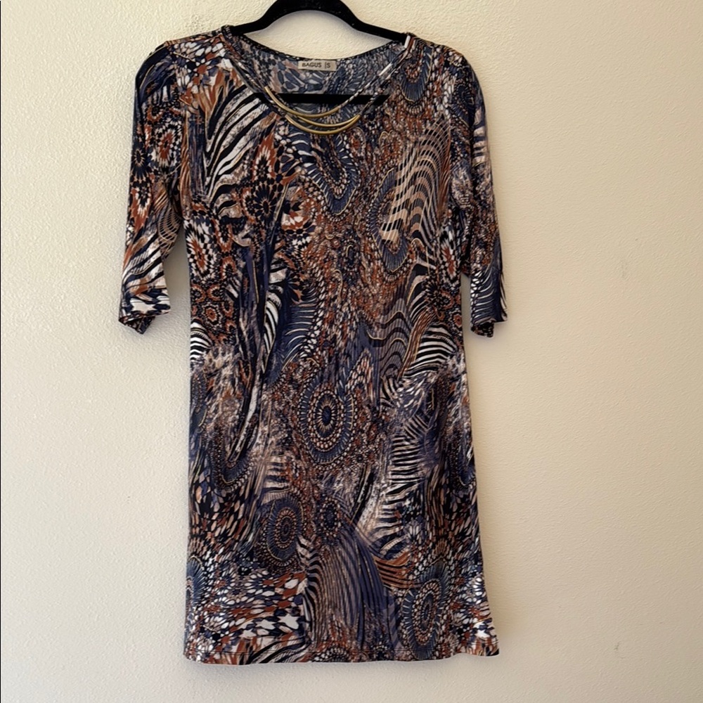 BAGUS Abstract Patterned Dress - Picture 2 of 6